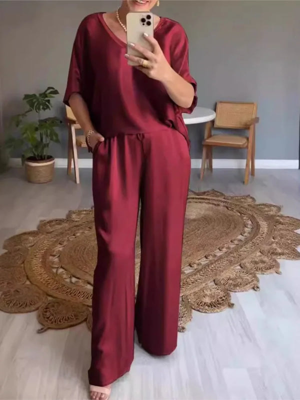 Spring-Summer-Fashion-Solid-Smooth-Satin-Two-Piece-Sets-New-Women-s-V-Neck-Half-Sleeved.jpg